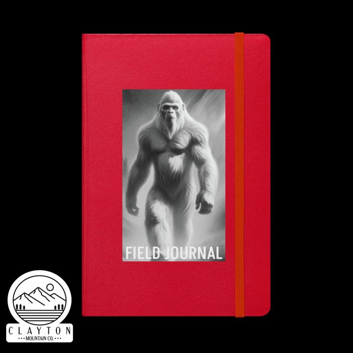 Clayton Mountain Co. - Clayton, GA - Sasquatch Field Journal by Clayton Mountain Co. - Clayton, GA - Hardcover Bound Notebook Red Front 