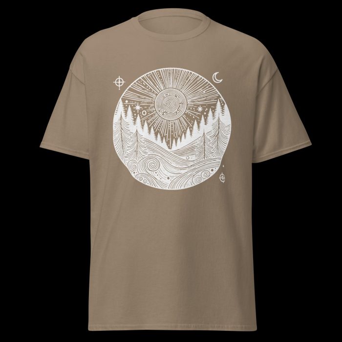 Clayton Mountain Co. - Clayton, GA - Tree Therapy Available Here Unisex Brown Savana Tee