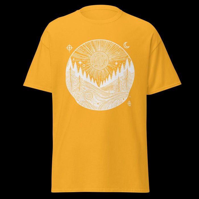 Clayton Mountain Co. - Clayton, GA - Tree Therapy Available Here Unisex Gold Tee