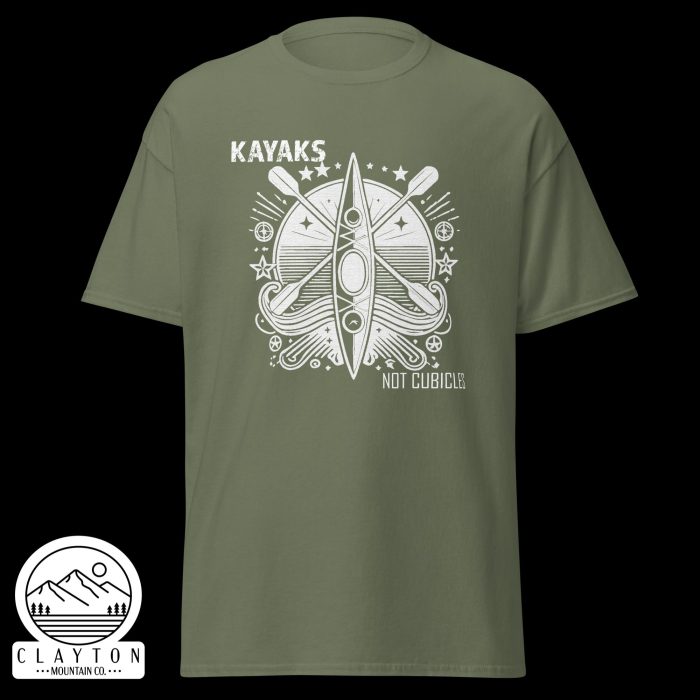 Clayton Mountain Co. - Clayton, GA - Kayaks, Not Cubicles Military Adventure Tee