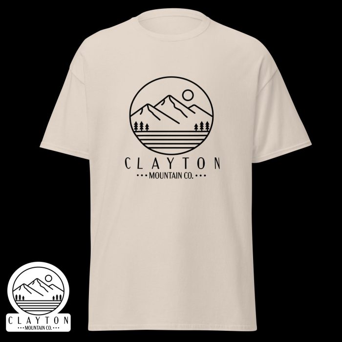 Clayton Mountain Co. - Clayton, GA - Wildlife Psychedelic Spirit T-Shirt | North Georgia Adventure Design - Unisex Classic Tee Natural Front 