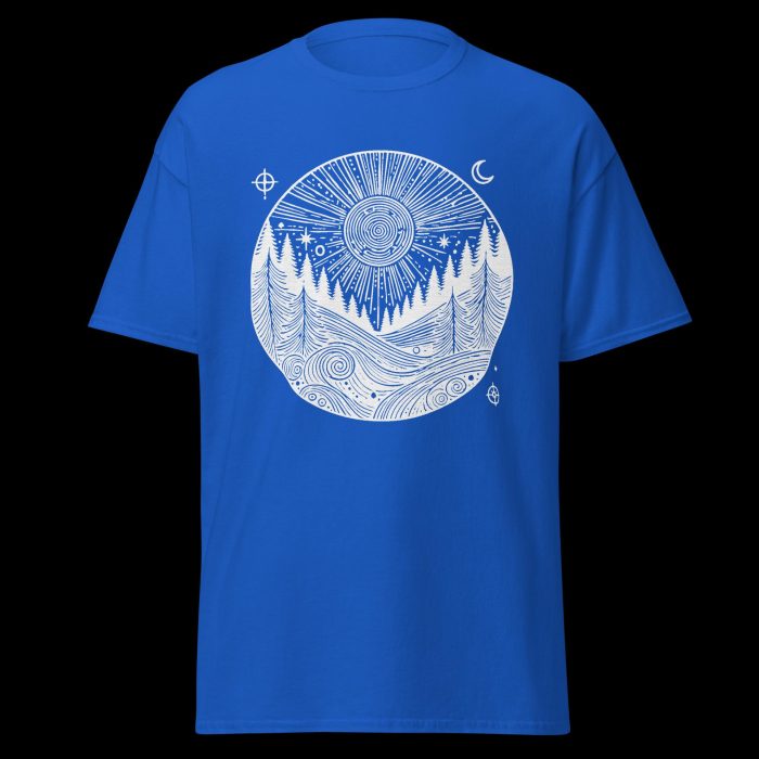 Clayton Mountain Co. - Clayton, GA - Tree Therapy Available Here Unisex Royal Tee