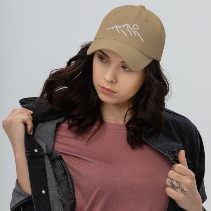 Clayton Mountain Co. Minimalist Dad Hat – Sleek and Timeless - Clayton, GA -Classic-Dad-Hat-Khaki