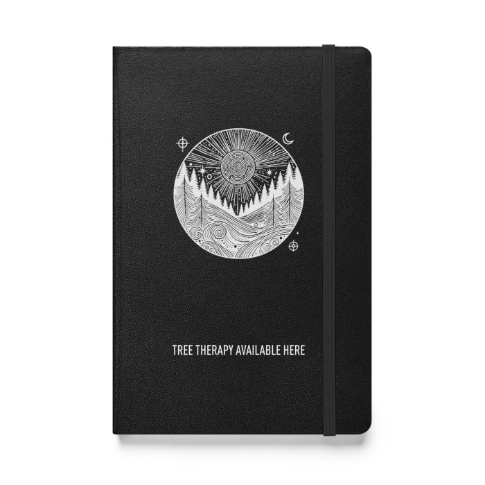 Tree Therapy Available Here Notebook – Let Nature Guide Your Thoughts