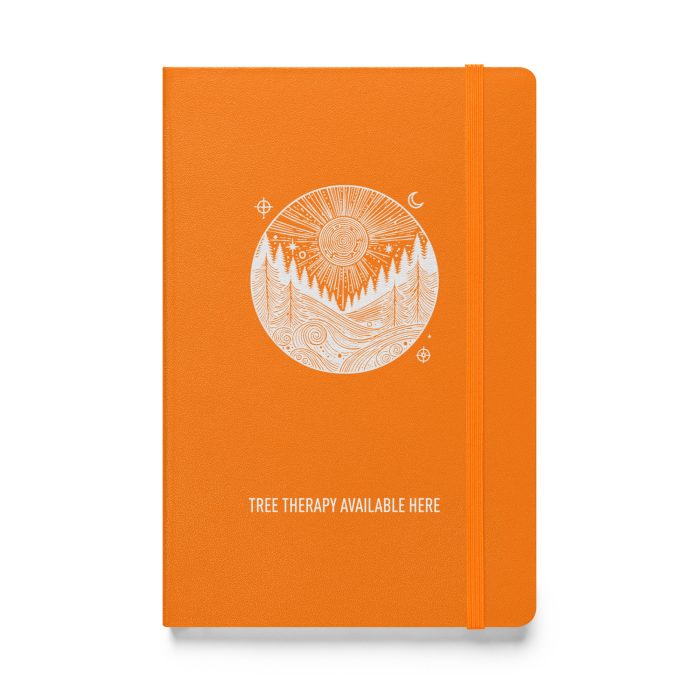 Tree Therapy Available Here Notebook – Let Nature Guide Your Thoughts