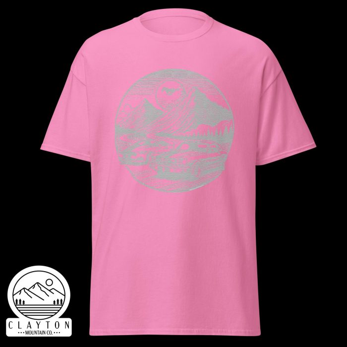 Mustang Mountain Run T-Shirt - Clayton, GA -Unisex-Classic-Tee-Azalea