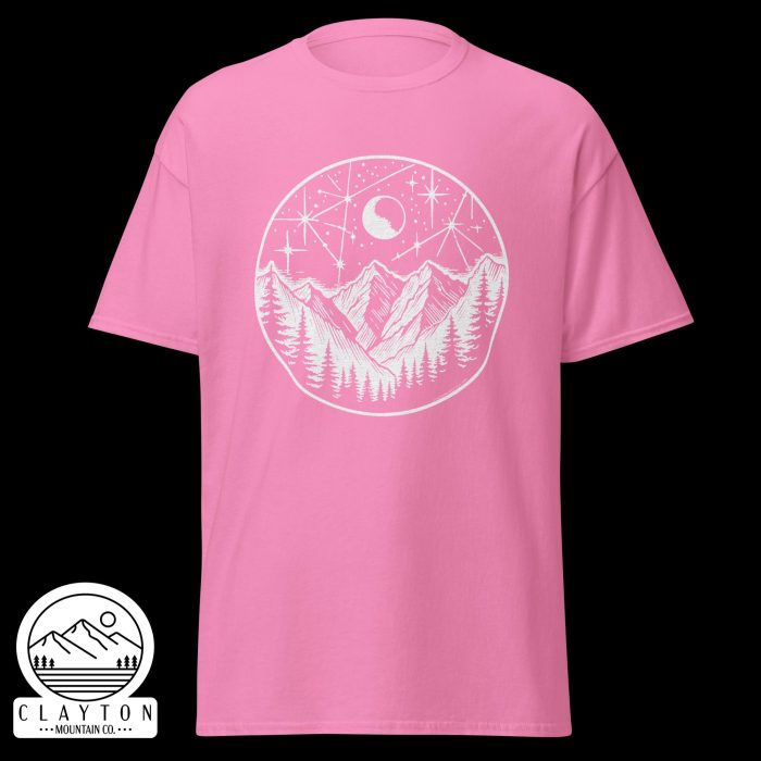 Stars At Night T-Shirt – Explore the Night Sky - Clayton, GA -Unisex-Classic-Tee-Azalea