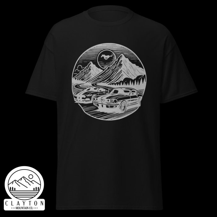 Mustang Mountain Run T-Shirt - Clayton, GA -Unisex-Classic-Tee-Black