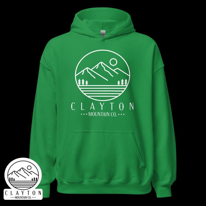 Stars At Night Hoodie – Cozy Up Under the Night Sky - Clayton, GA -Unisex-Heavy-Blend-Hoodie-Irish-Green