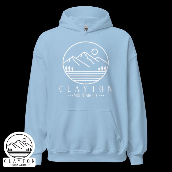 Stars At Night Hoodie – Cozy Up Under the Night Sky - Clayton, GA -Unisex-Heavy-Blend-Hoodie-Light-Blue