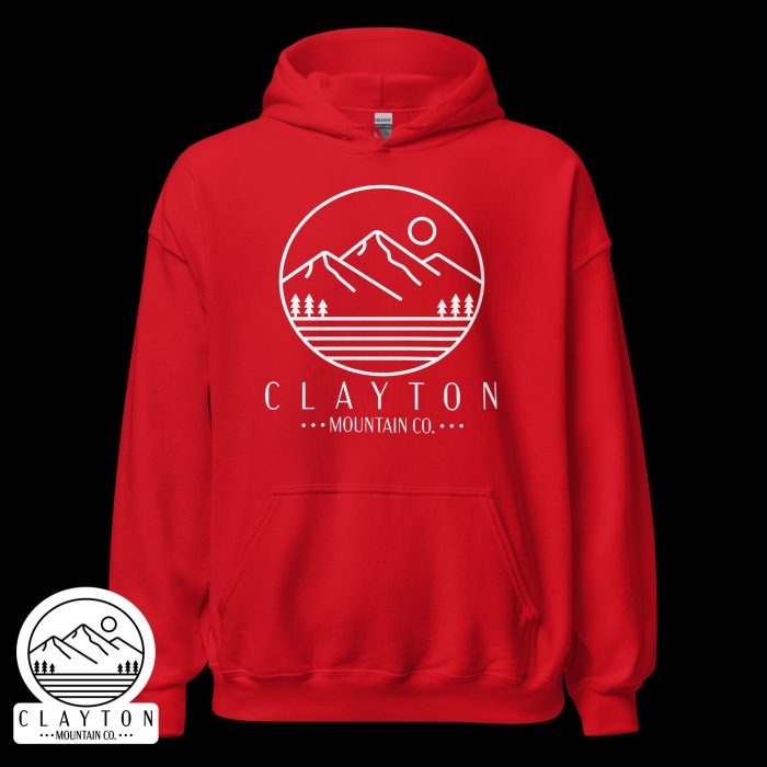 Stars At Night Hoodie – Cozy Up Under the Night Sky - Clayton, GA -Unisex-Heavy-Blend-Hoodie-Red