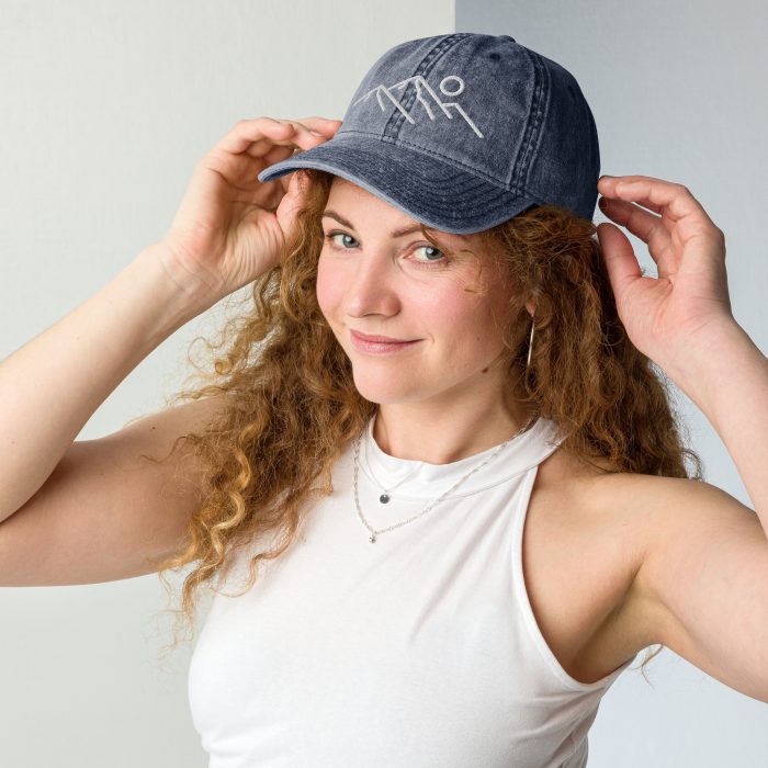 Clayton Mountain Co. Vintage Twill Cap – Simple, Stylish, and Timeless - Clayton, GA -Vintage-Cap-Navy