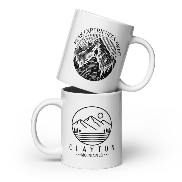 Peak Experiences Await 20 oz. Coffee Mug – A Clayton Mountain Co. Exclusive